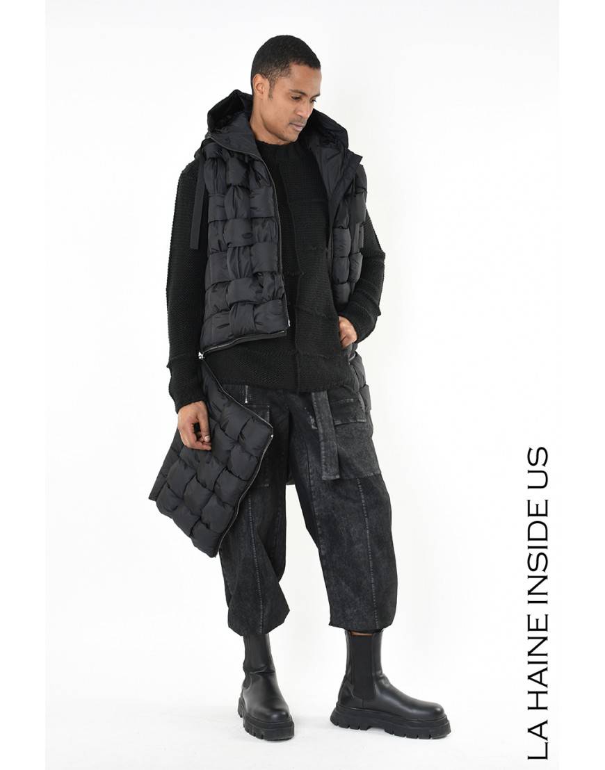 La haine inside us 4P LW942 PIUMINO UNISEX U Nero Saldi