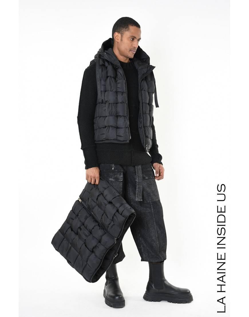 La haine inside us 4P LW942 PIUMINO UNISEX U Nero Saldi