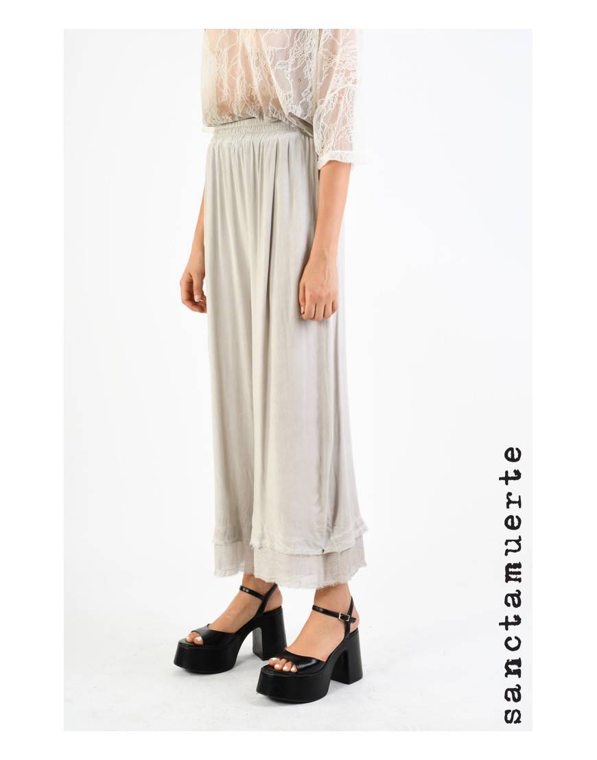 La haine inside us 9B SM339 PANTALONE Ivory Spedizione Gratuita