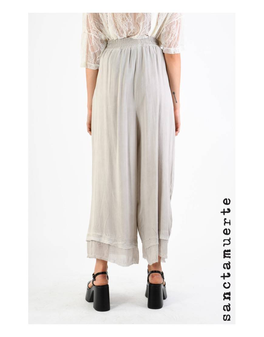 La haine inside us 9B SM339 PANTALONE Ivory Spedizione Gratuita