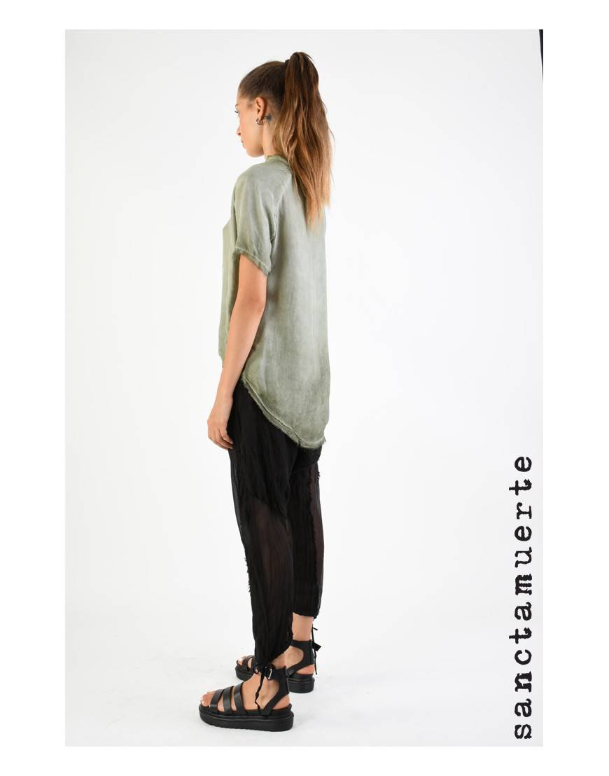 La haine inside us 9B SM344 T-SHIRT Olive Pezzi Unici