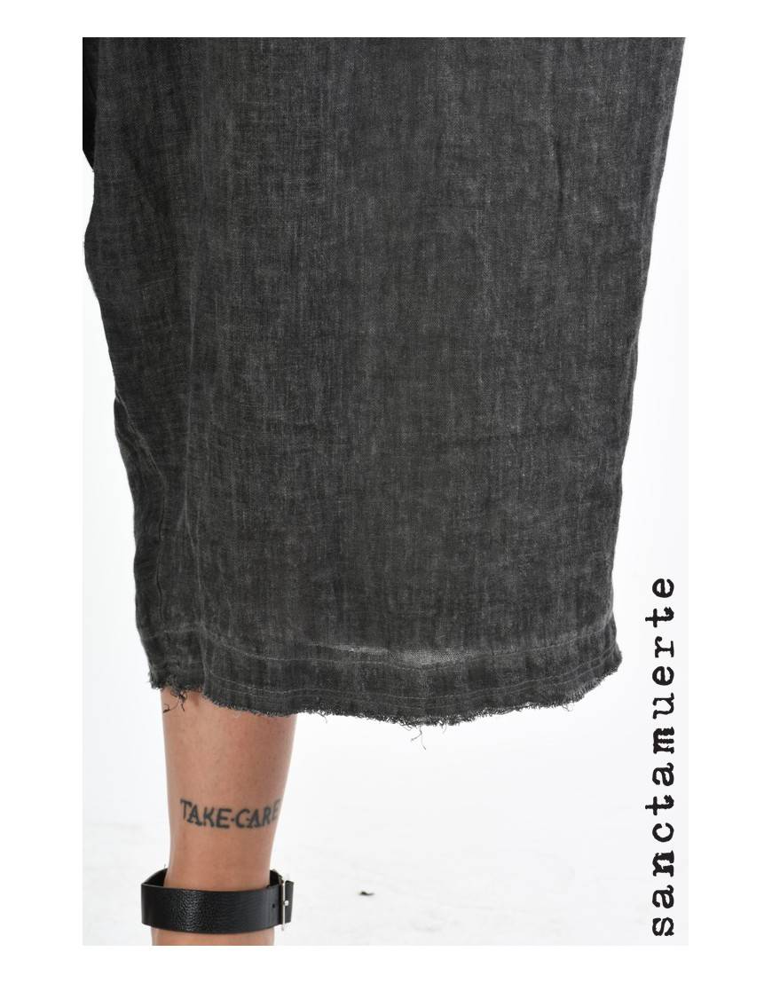 La haine inside us 9B SM364 PANTALONE Grigio Promozione Limitata