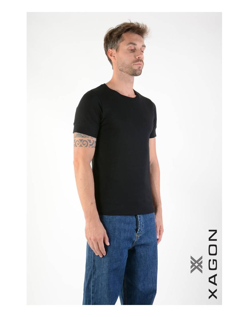 La haine inside us T-Shirt MD1012 Nero Vendita