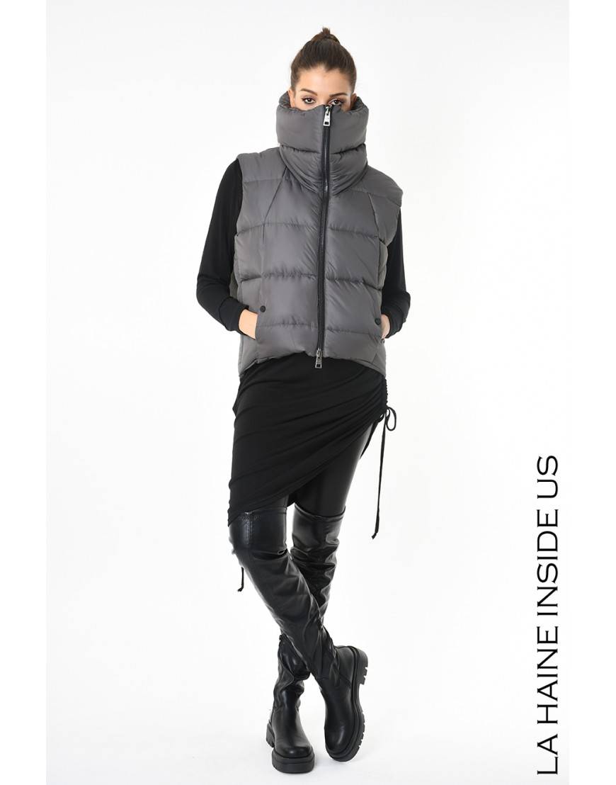 La haine inside us 3P LM252 PETTORINA + ZAINO UNISEX D Fango Qualità Garantita