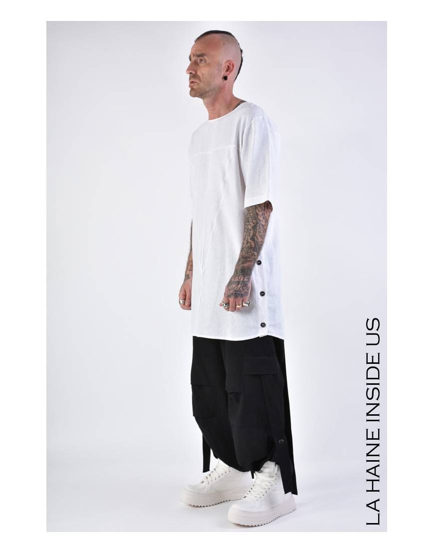 La haine inside us 3M LM097 T-SHIRT Bianco Vendita