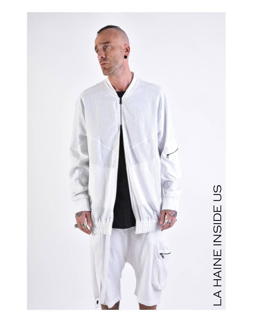 La haine inside us 3M LM098 BOMBER Bianco Spedizione Gratuita