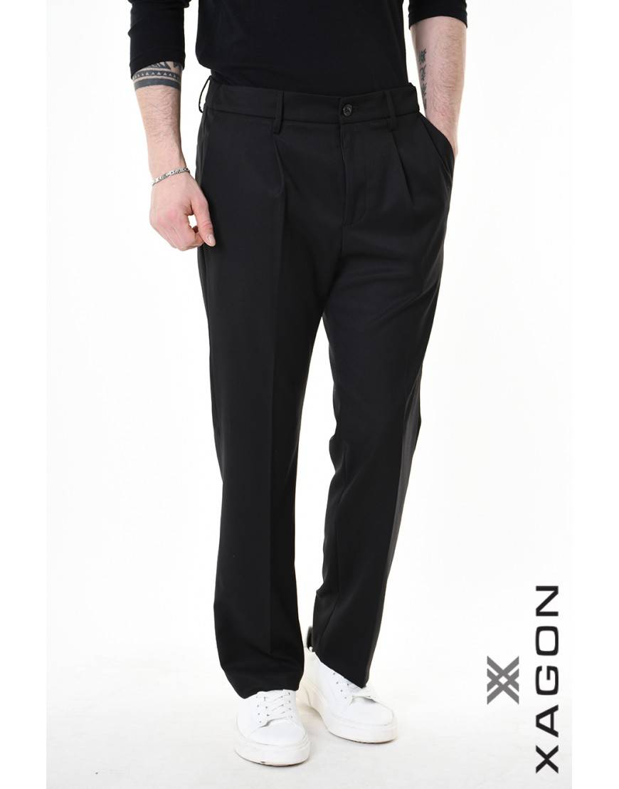 La haine inside us PANTALONE 1PPANVA Nero Offerte speciali