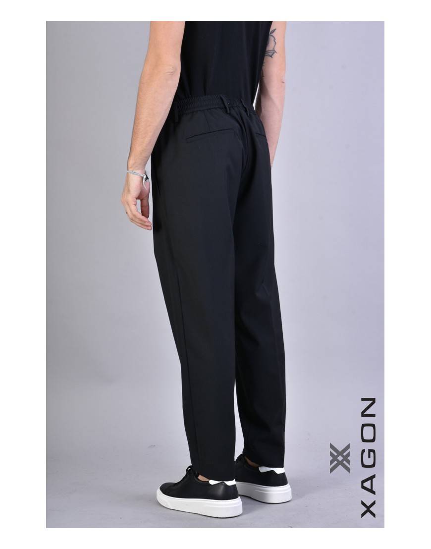 La haine inside us PANTALONE 2FCLIVE Nero Spedizione Gratuita