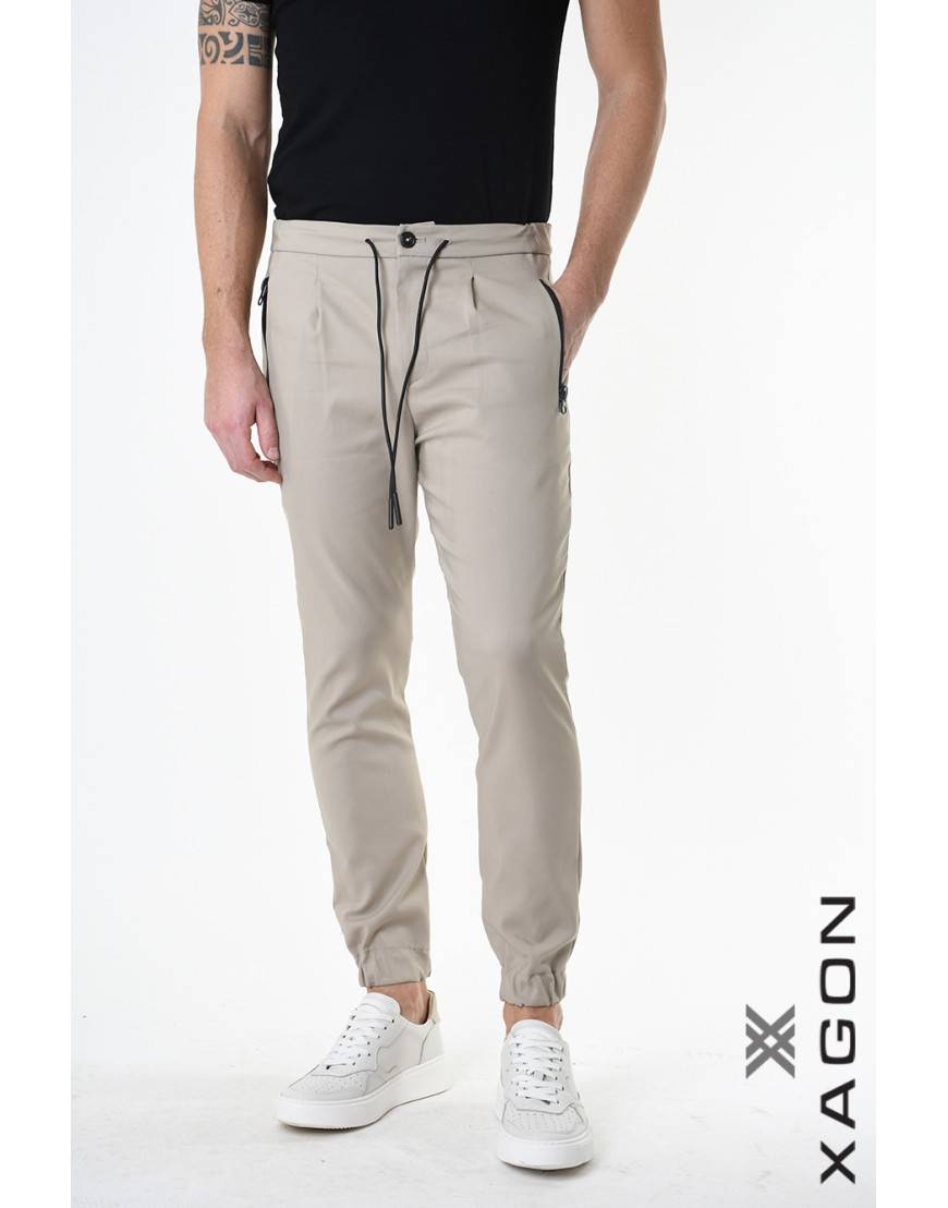 La haine inside us PANTALONE PINVEL Beige Solo un giorno rimasto