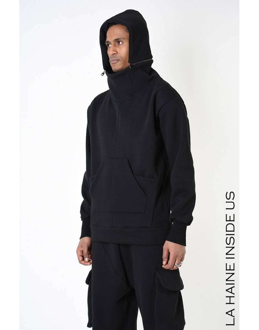 La haine inside us 3M LM201 FELPA UNISEX U Nero Nuovo