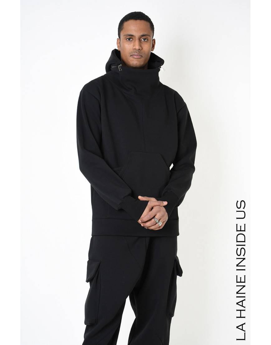 La haine inside us 3M LM201 FELPA UNISEX U Nero Nuovo
