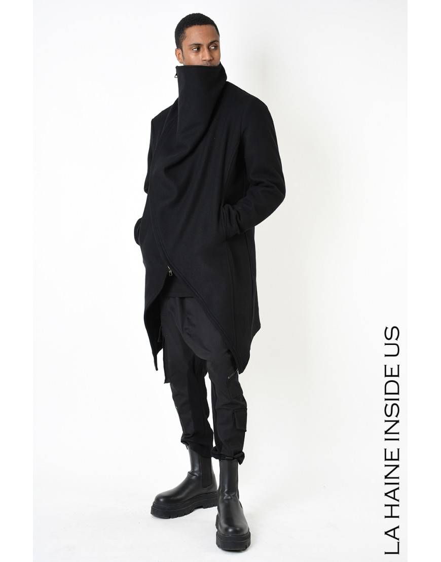 La haine inside us 3P LM239 CAPPOTTO Nero Qualità