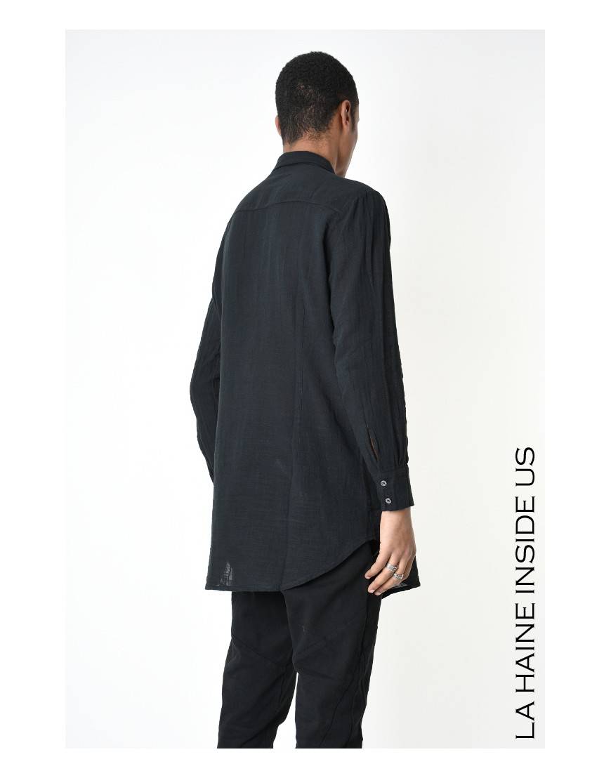 La haine inside us 3V LM114 CAMICIA Nero Spedizione Gratuita
