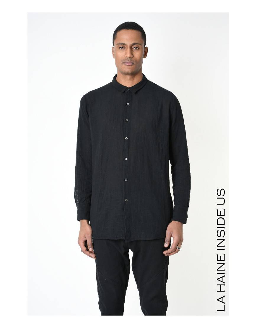 La haine inside us 3V LM116 CAMICIA Nero Offerte