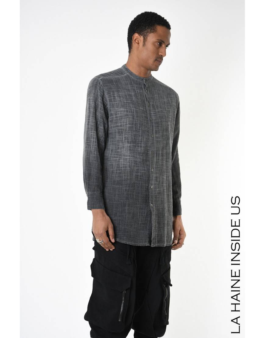 La haine inside us 3V LM236 CAMICIA Grigio Shopping Online