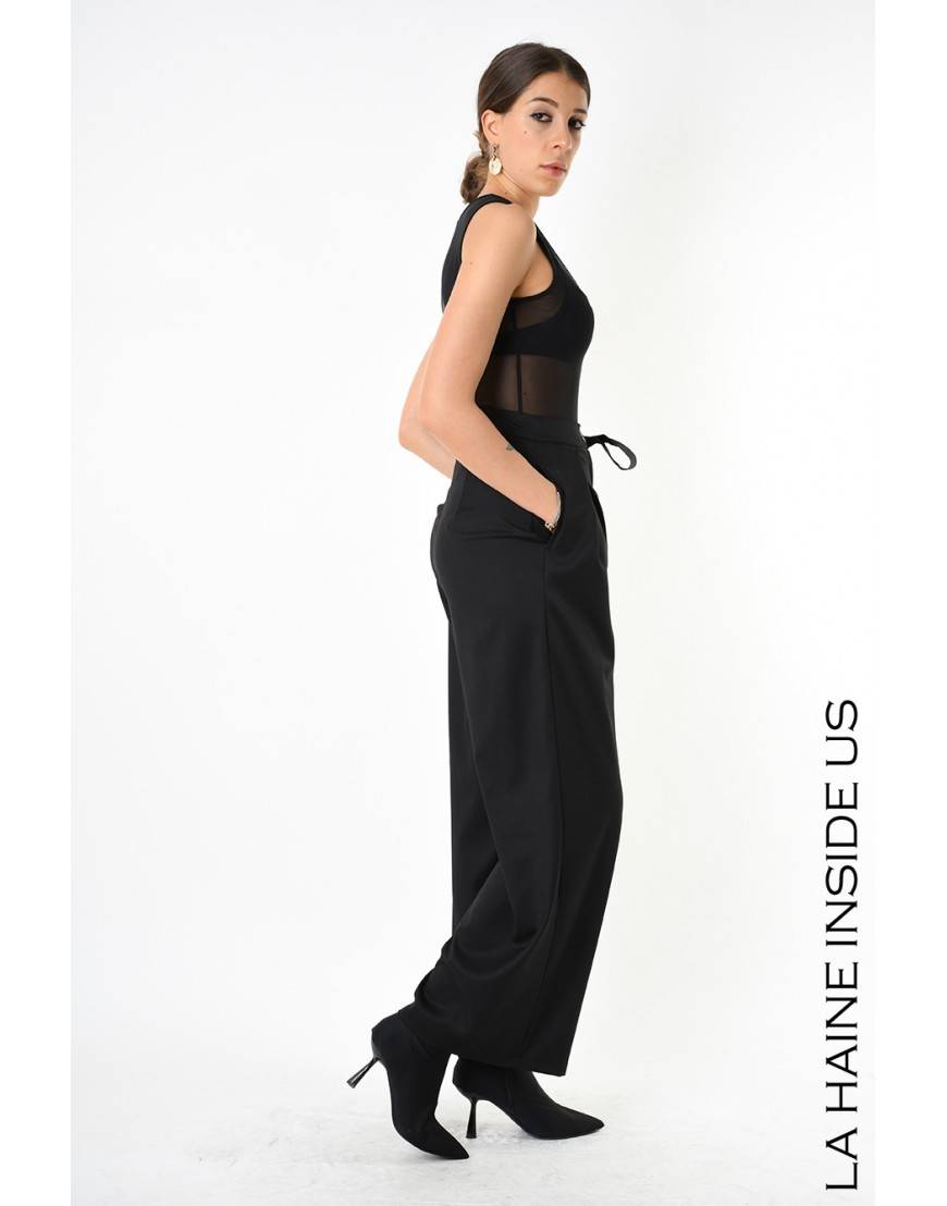 La haine inside us 4B LW829 PANTALONE Nero Economico