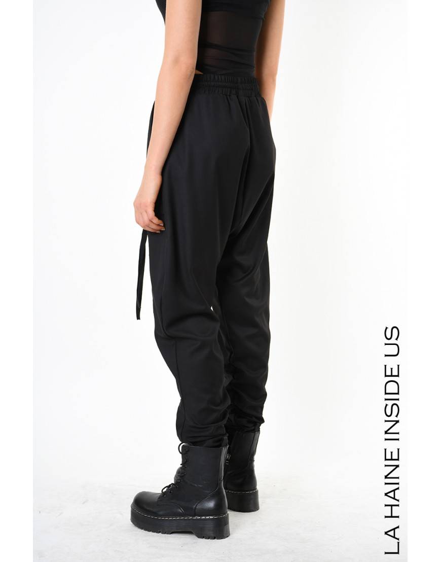La haine inside us 4B LW836 PANTALONE Nero Saldi