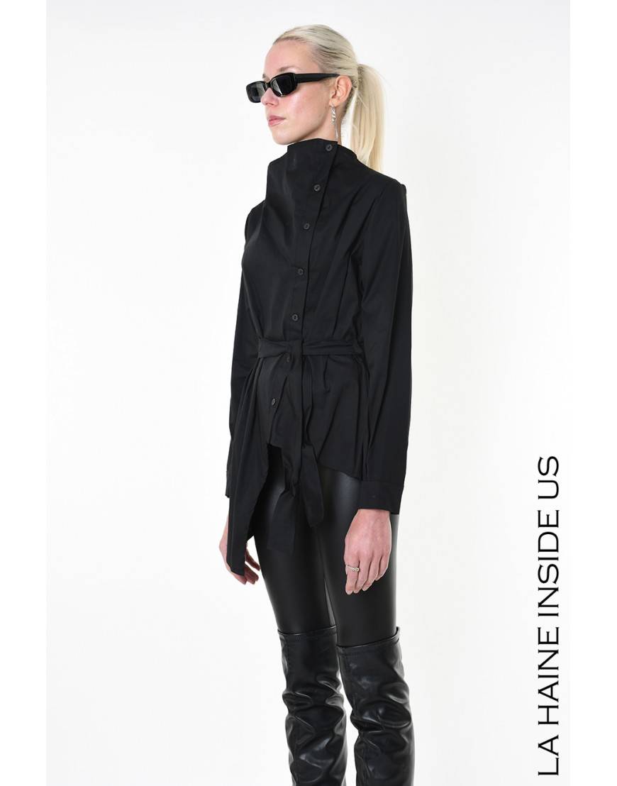 La haine inside us 4V LW911 CAMICIA Nero In vendita