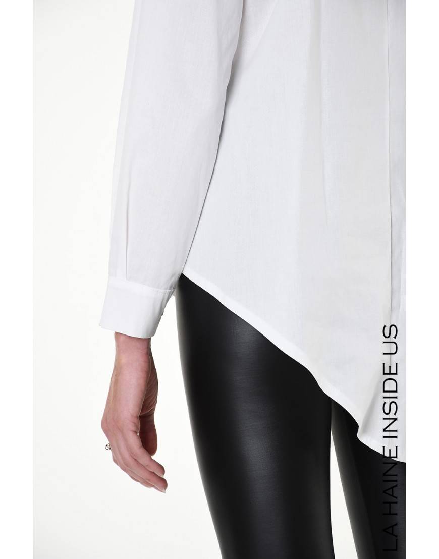 La haine inside us 4V LW913 CAMICIA Bianco 50% di sconto per tempo limitato