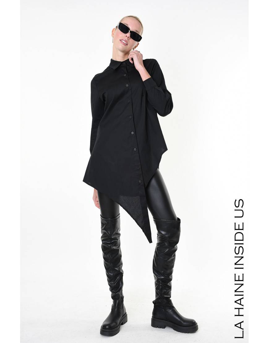 La haine inside us 4V LW913 CAMICIA Nero Sconti questo mese