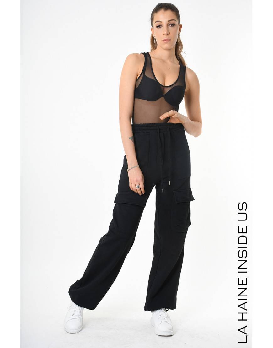 La haine inside us 4V LW914 PANTALONE Nero 2025