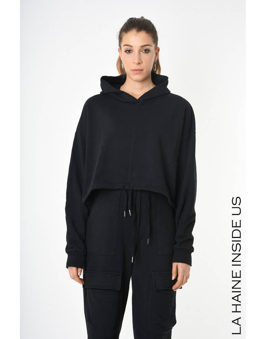 La haine inside us 4V LW915 FELPA Nero Italia