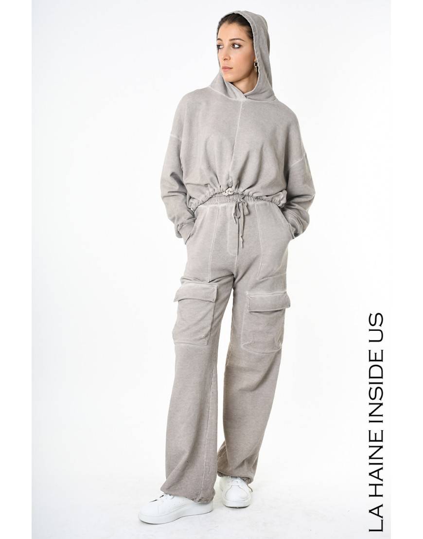 La haine inside us 4V LW915 FELPA Sabbia In Linea