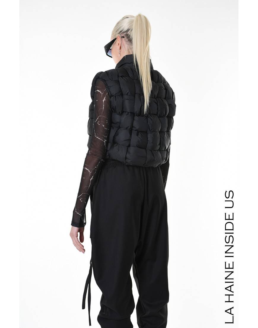 La haine inside us 4P LW941 PETTORINA UNISEX D Nero Spedizione Gratuita