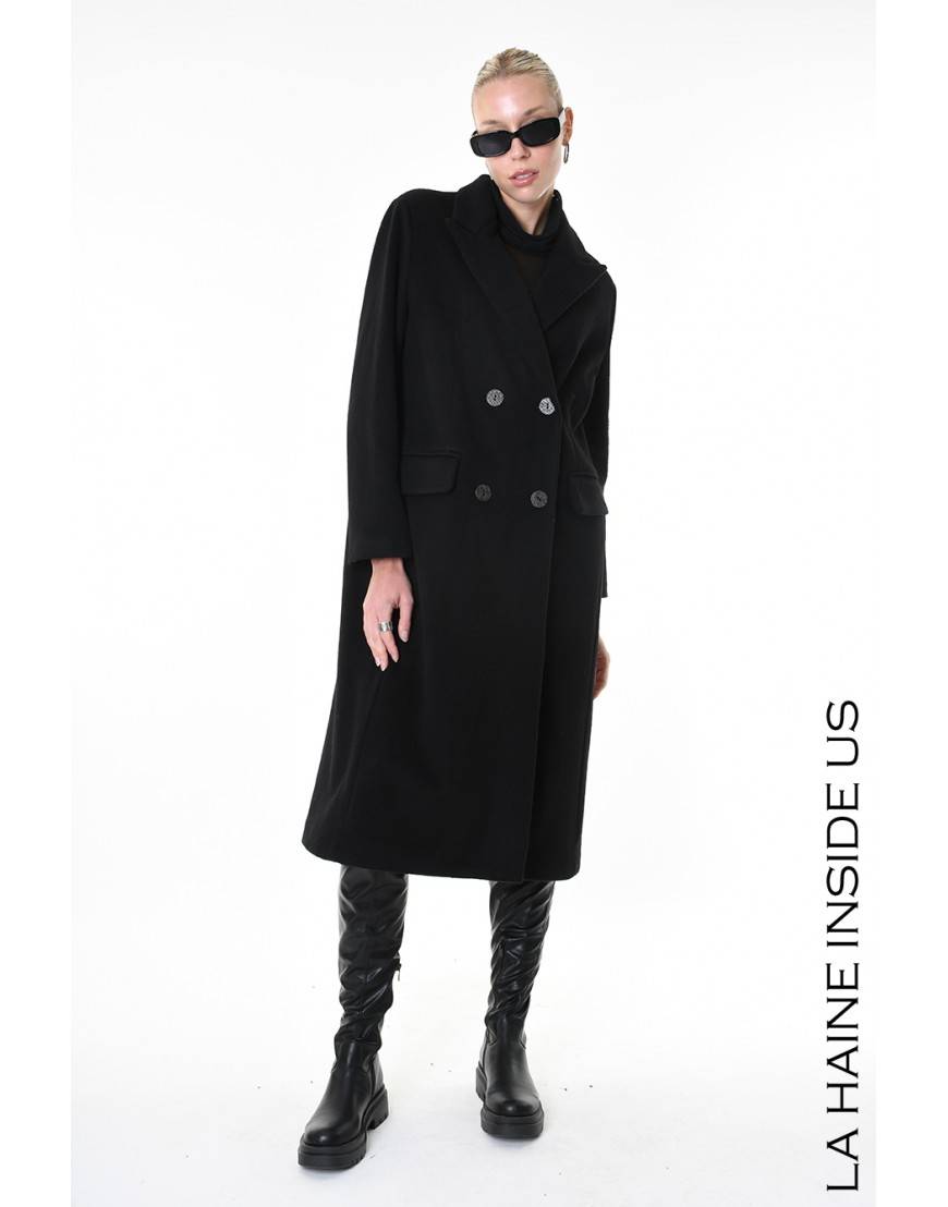 La haine inside us 4R LW810 CAPPOTTO Nero Negozi Online