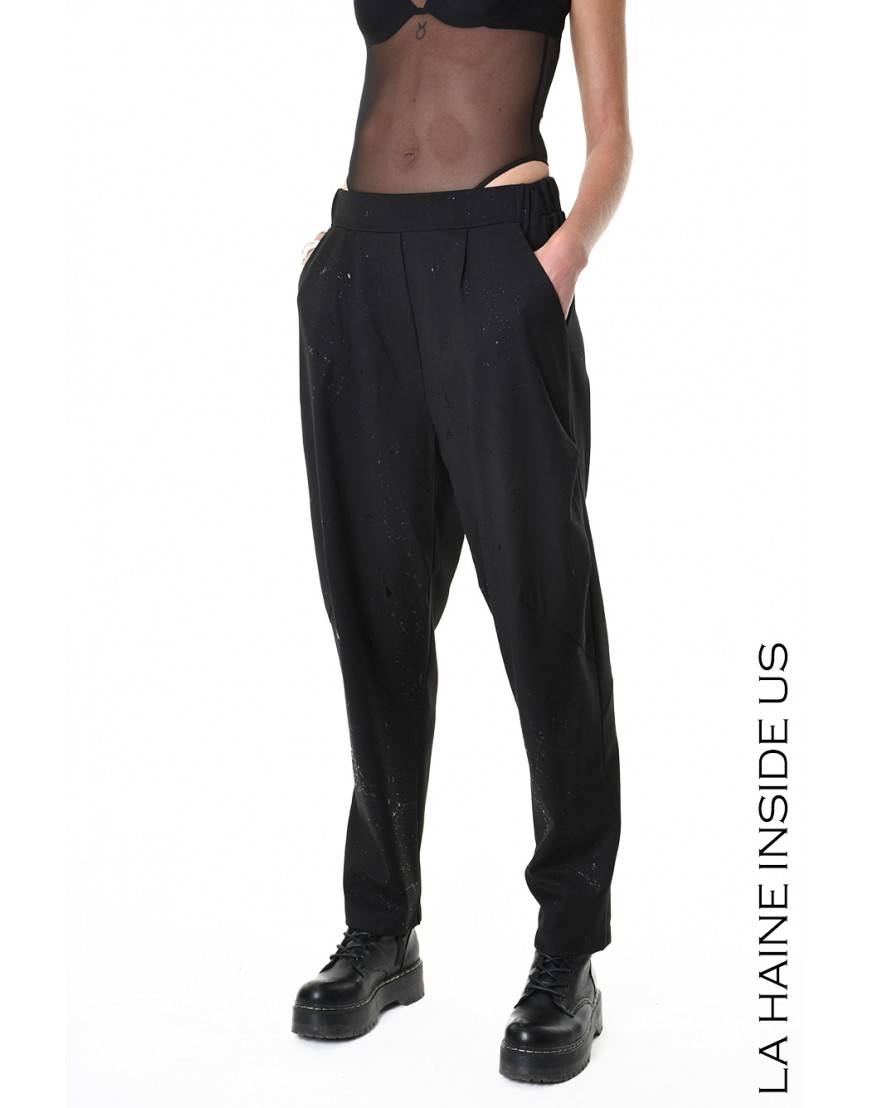 La haine inside us 4R LW817 PANTALONE Nero
