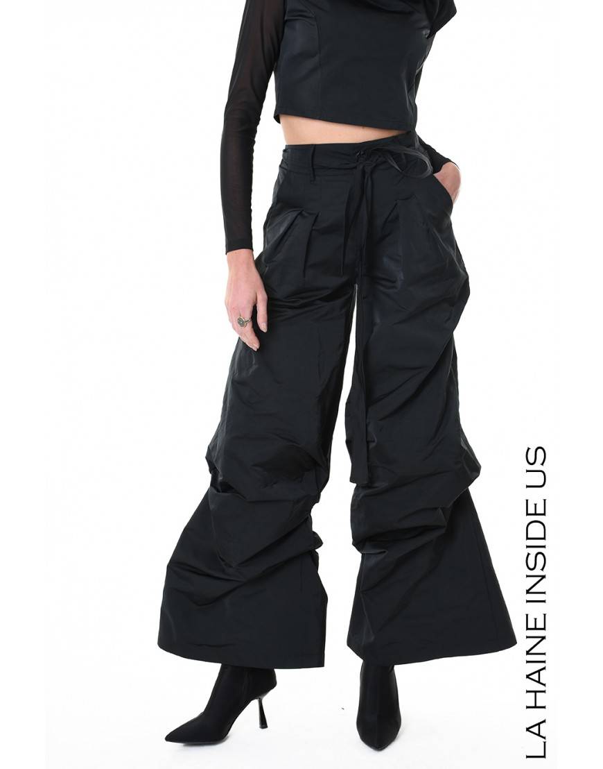 La haine inside us 4R LW857 PANTALONE Nero