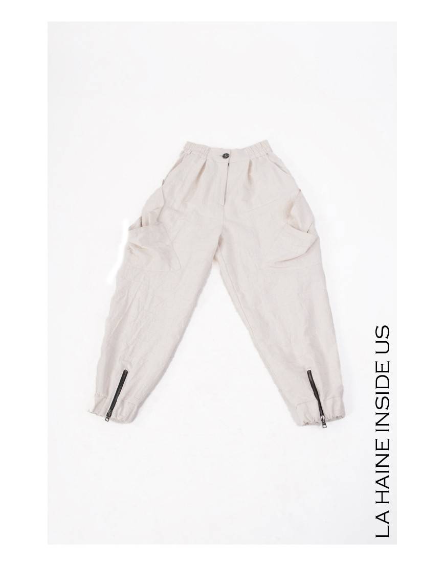 La haine inside us 4B LW646 PANTALONE Bianco Offerta