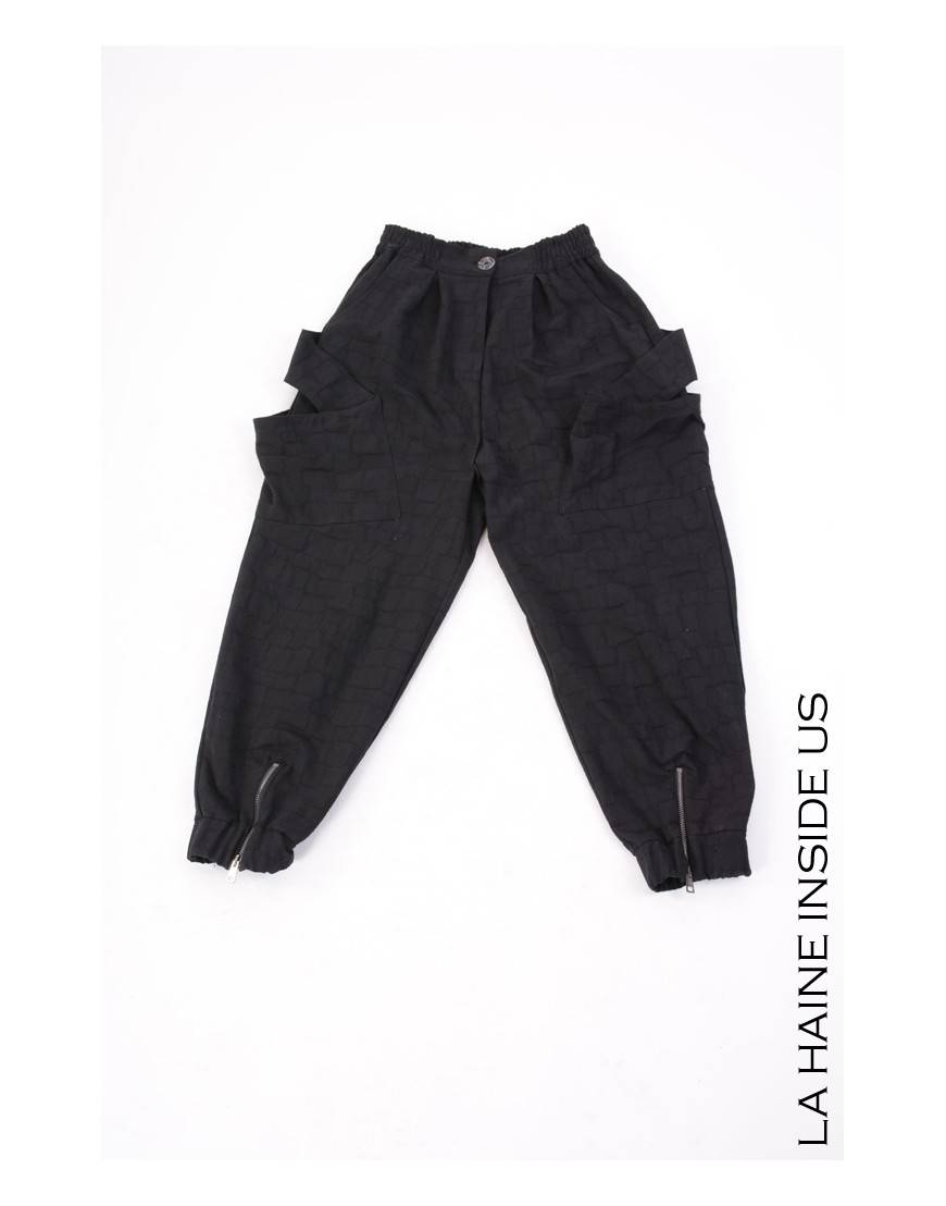 La haine inside us 4B LW646 PANTALONE Nero Economico