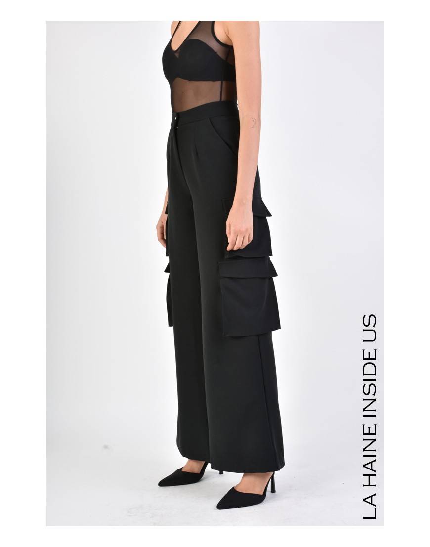 La haine inside us 4B LW671 PANTALONE Nero Offerte
