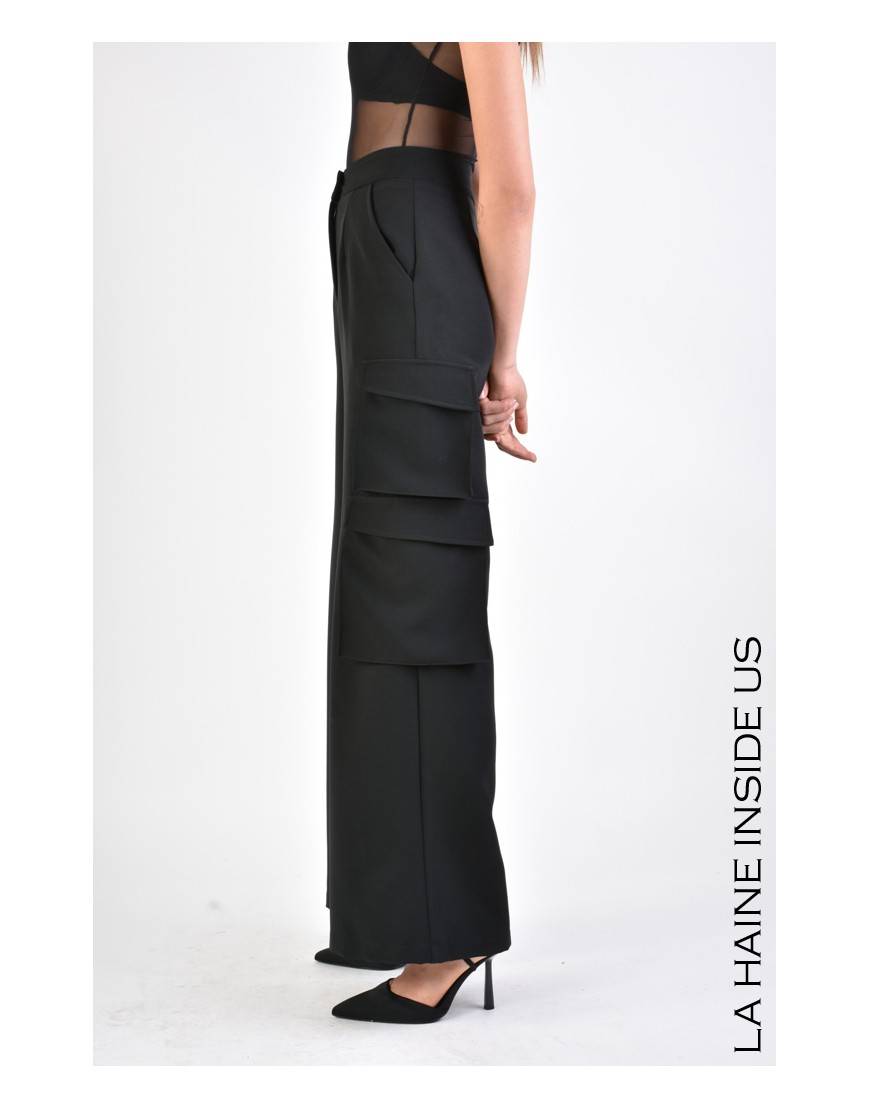 La haine inside us 4B LW671 PANTALONE Nero Offerte