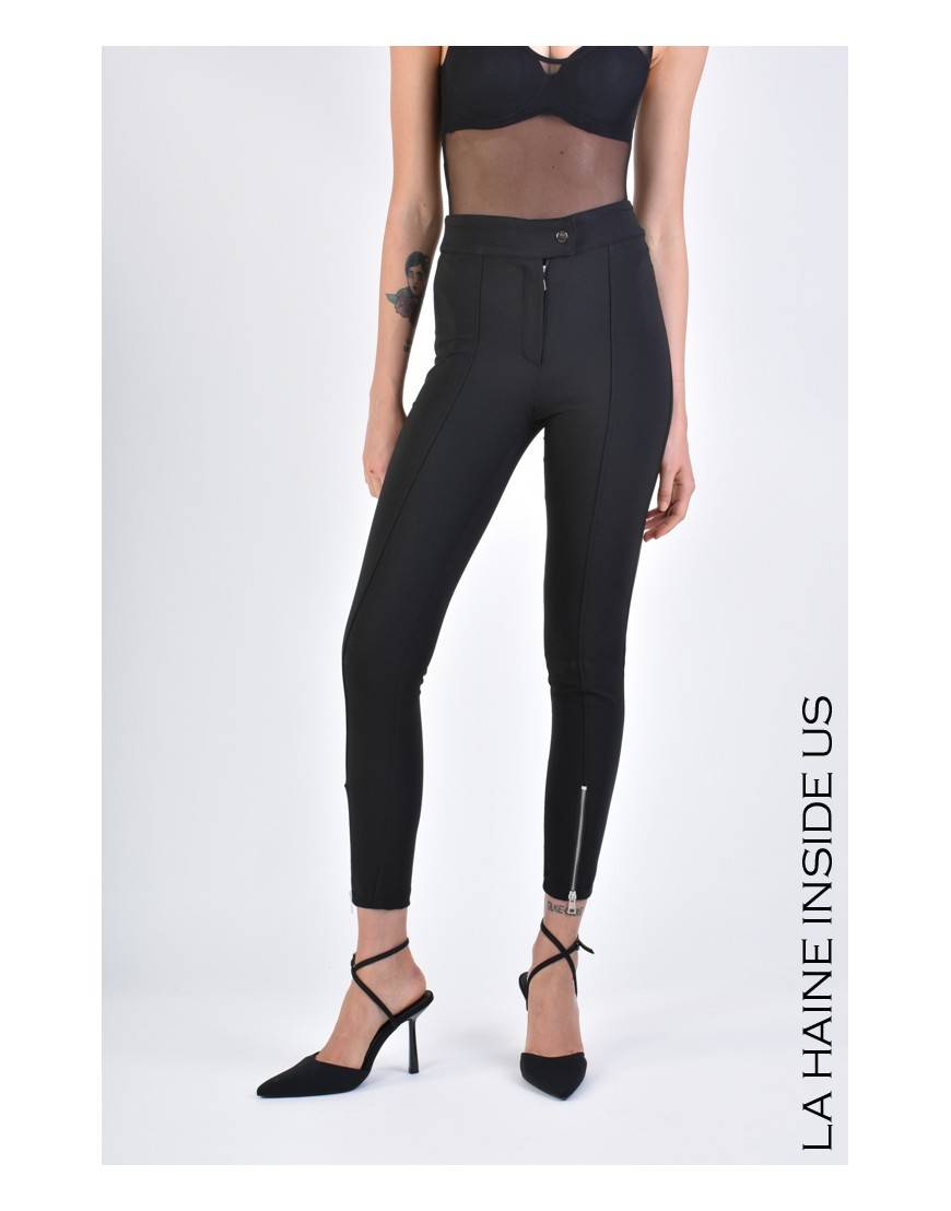 La haine inside us 4B LW693 PANTALONE Nero Negozio