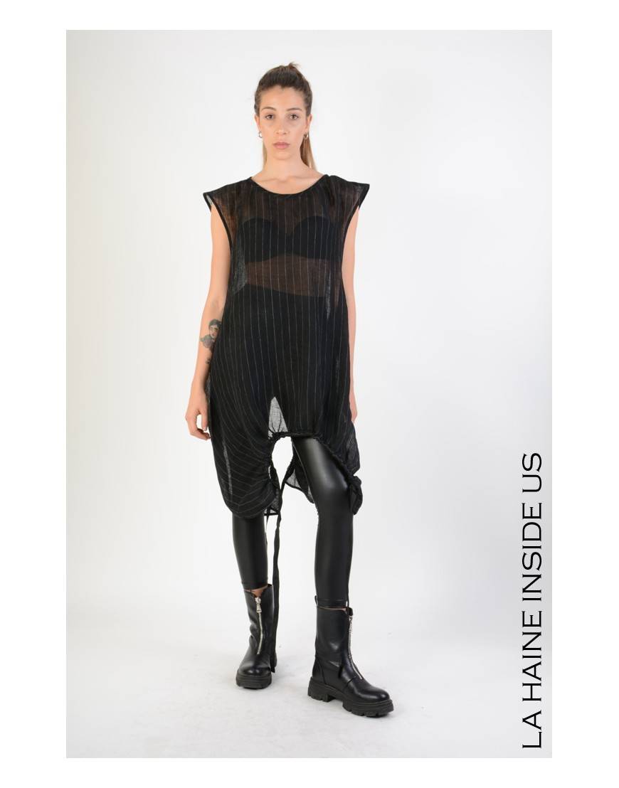 La haine inside us 4B LW701 BLUSA Nero Sconto di tempo limitato