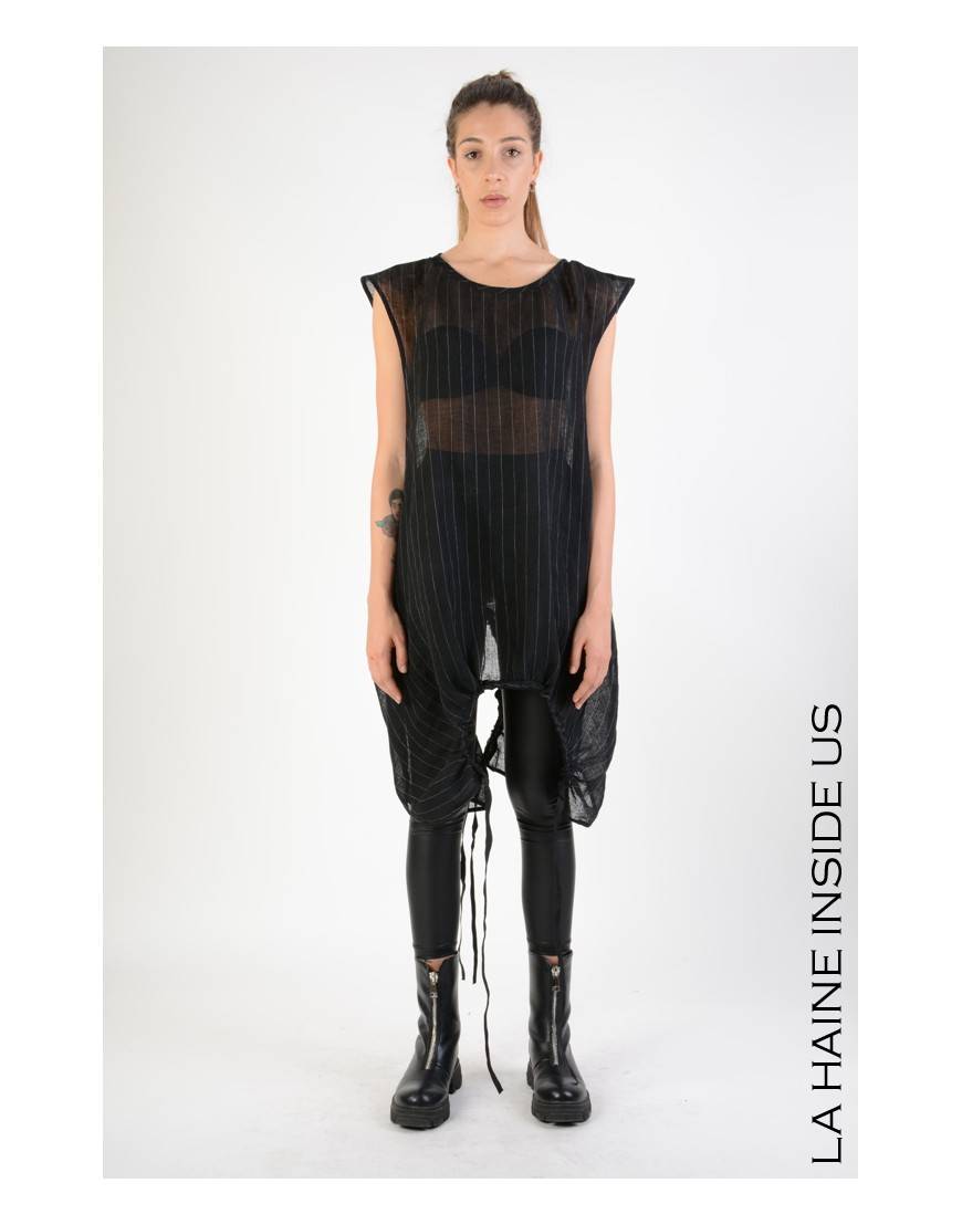 La haine inside us 4B LW701 BLUSA Nero Sconto di tempo limitato
