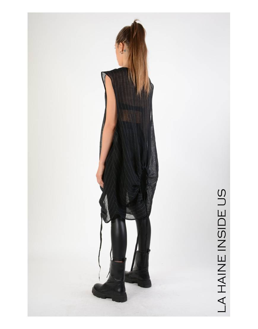 La haine inside us 4B LW701 BLUSA Nero Sconto di tempo limitato