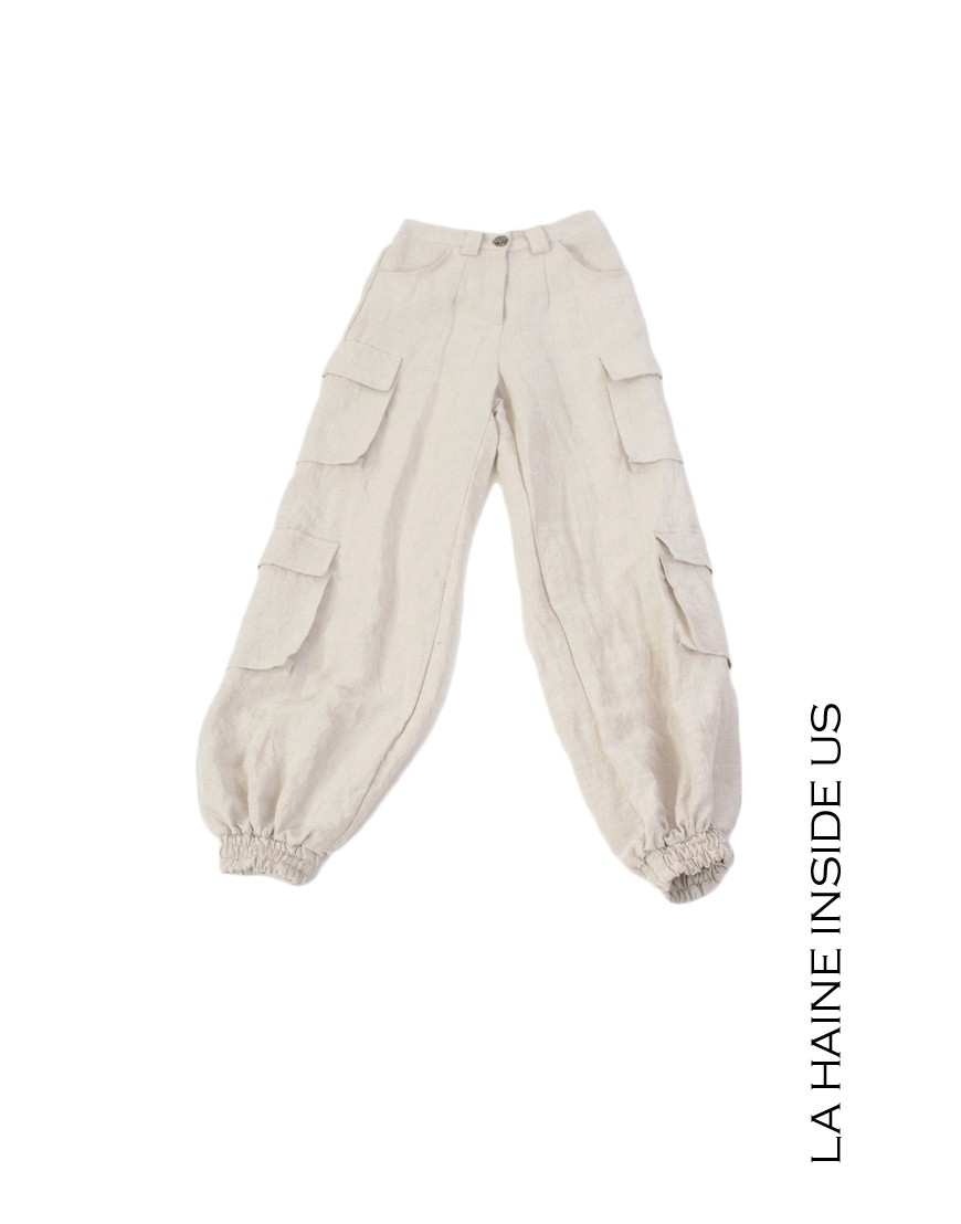 La haine inside us 4B LW702 PANTALONE Sabbia Negozio online di fabbrica