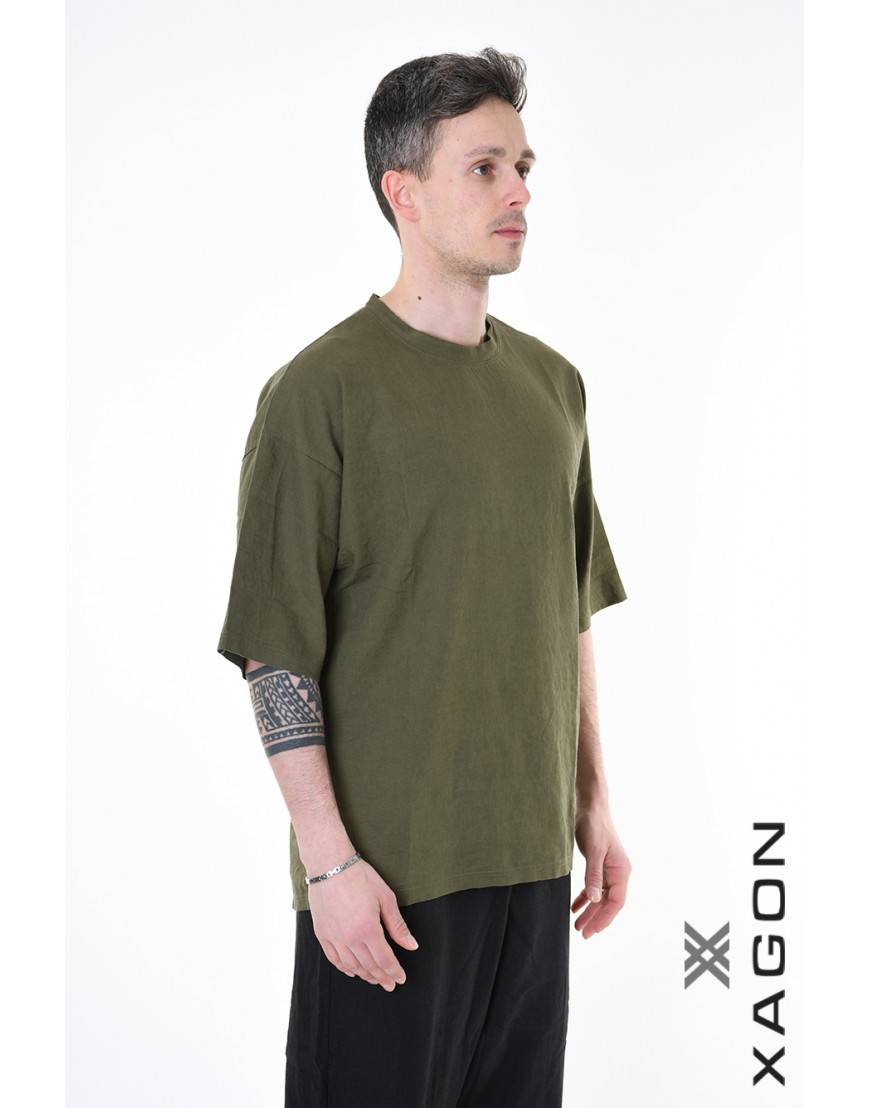 La haine inside us T-SHIRT 2JX2557 Verde Online Outlet