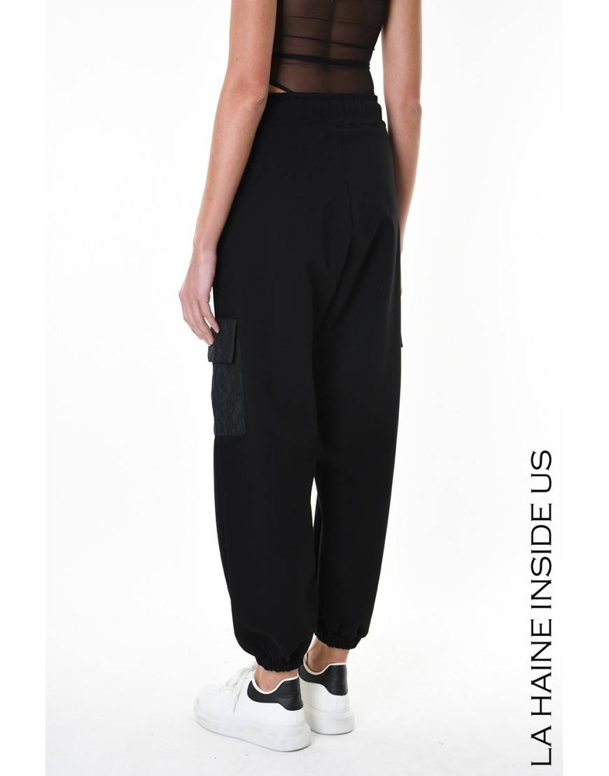 La haine inside us 4M LW947 PANTALONE Nero Solo un giorno rimasto