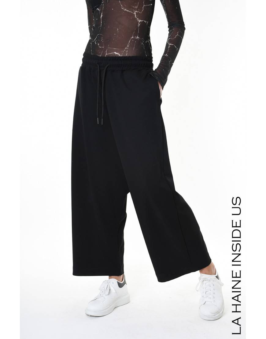 La haine inside us 4M LW955 PANTALONE UNISEX D Nero Enormi sconti