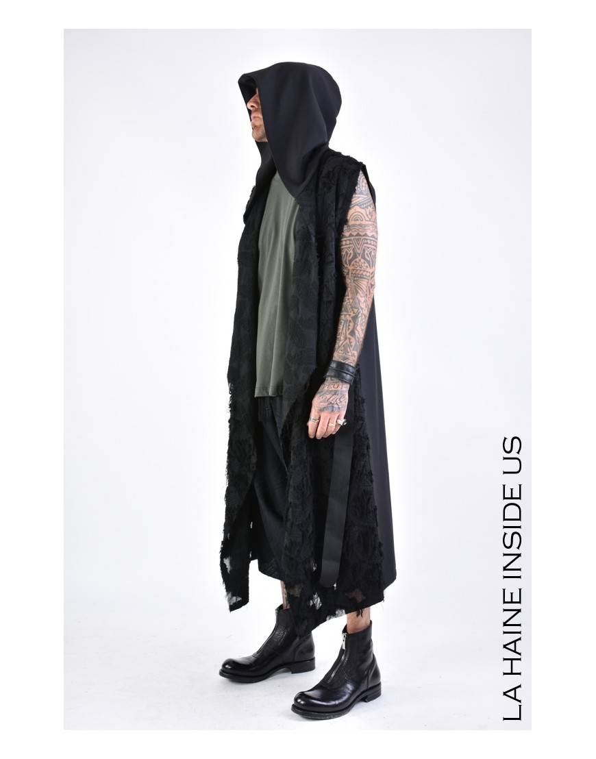 La haine inside us 4M LW624 GILET UNISEX U Nero Soddisfazione Garantita