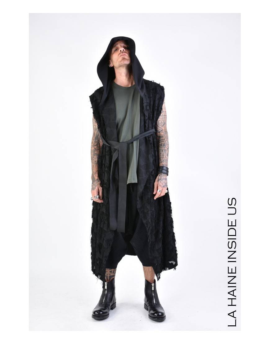 La haine inside us 4M LW624 GILET UNISEX U Nero Soddisfazione Garantita