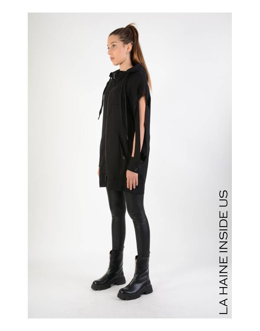 La haine inside us 4M LW673 GILET UNISEX D Nero Qualità Garantita