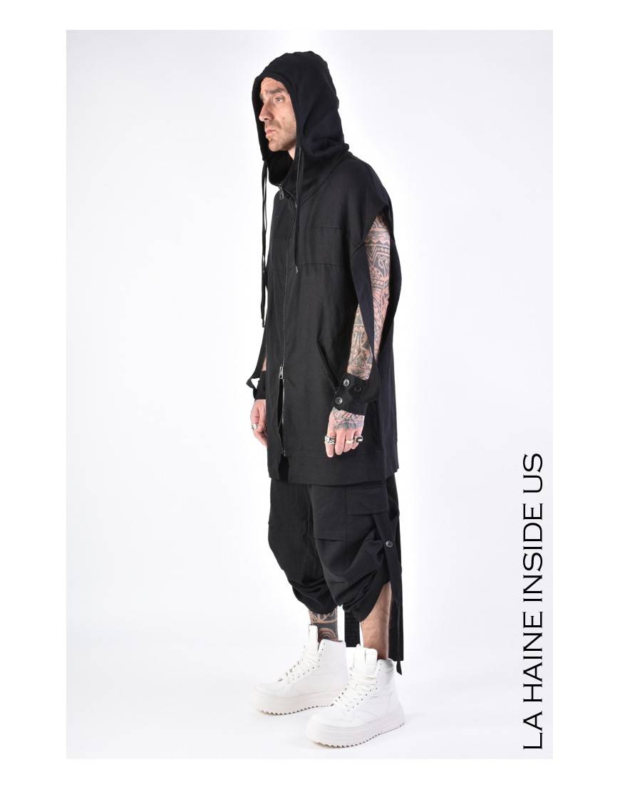 La haine inside us 4M LW673 GILET UNISEX U Nero Negozi Online