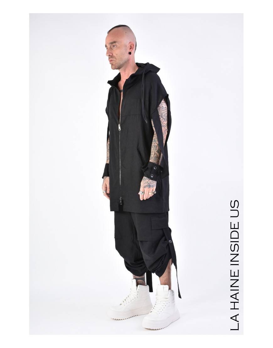 La haine inside us 4M LW673 GILET UNISEX U Nero Negozi Online