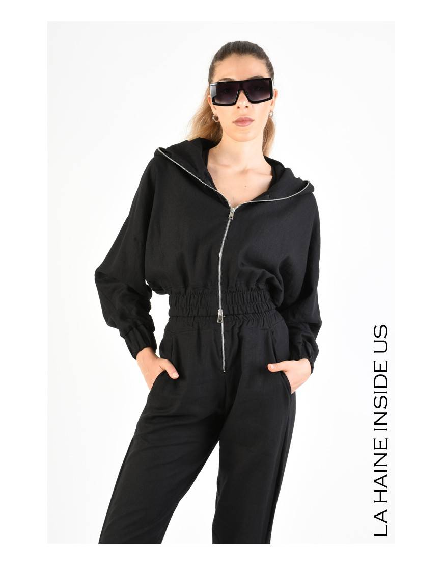 La haine inside us 4M LW674 BOMBER Nero