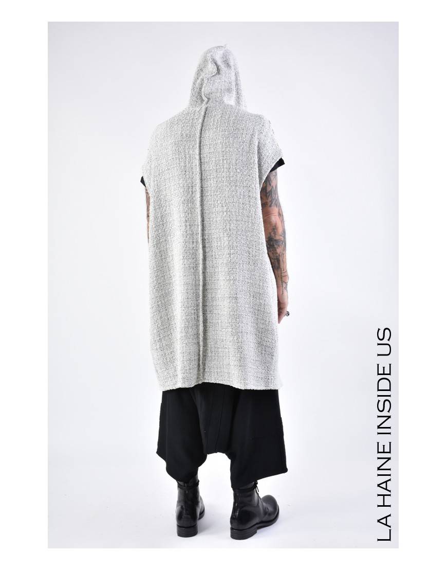 La haine inside us 4M LW676 CARDIGAN UNISEX U Bianco Shopping Online